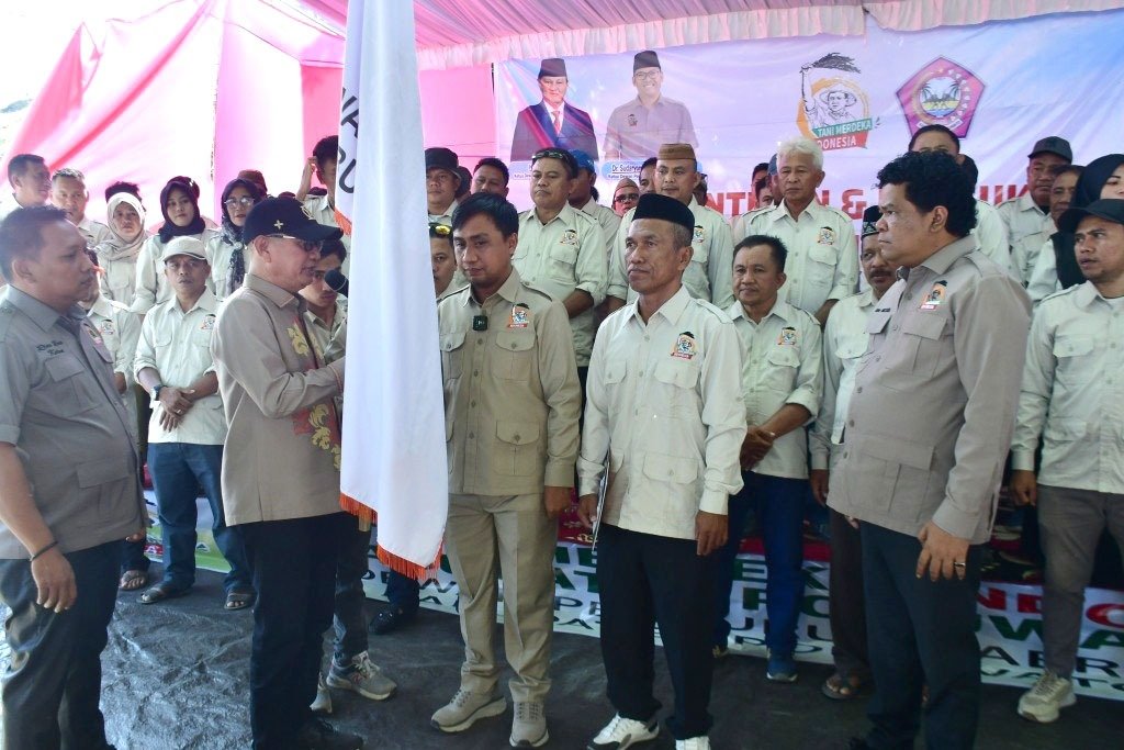 Bupati Saipul Kukuhkan Tani Merdeka Pohuwato, Dorong Penguatan Sektor Pertanian